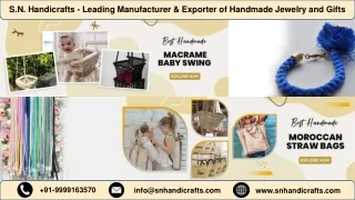 S.N. Handicrafts - Leading Manufacturer & Exporter of Handmade Jewelry and Gifts