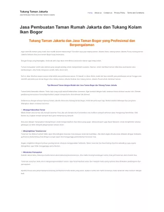 tukang taman jakarta