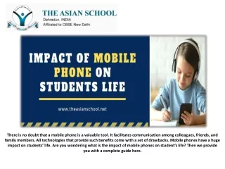 Impact of Mobile Phone on Students Life