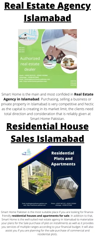 Real Estate Agency Islamabad
