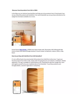 shop your favorite products from usa to india