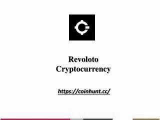 Revoloto Cryptocurrency | coinhunt.cc