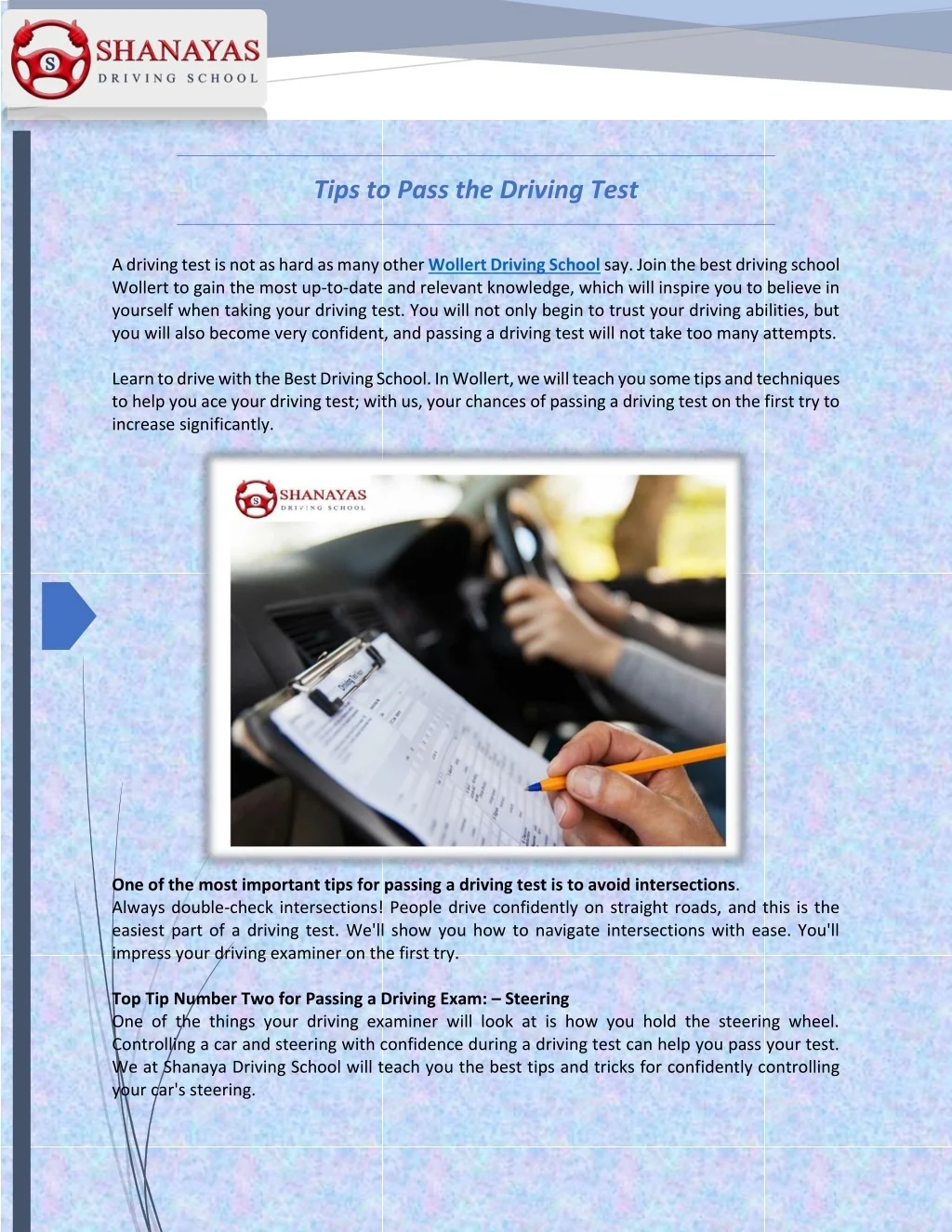 PPT - Tips to Pass the Driving Test PowerPoint Presentation, free ...