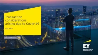 transaction considerations arising due to covid 19