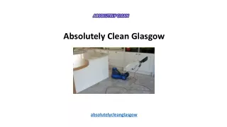 Absolutely Clean Glasgow