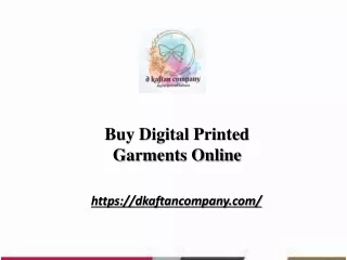 Buy Digital Printed Garments Online | dkaftancompany.com/
