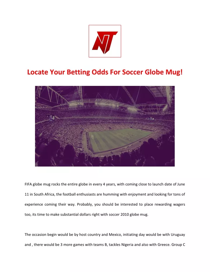 locate your betting odds for soccer globe mug