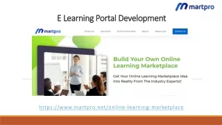 e learning portal development