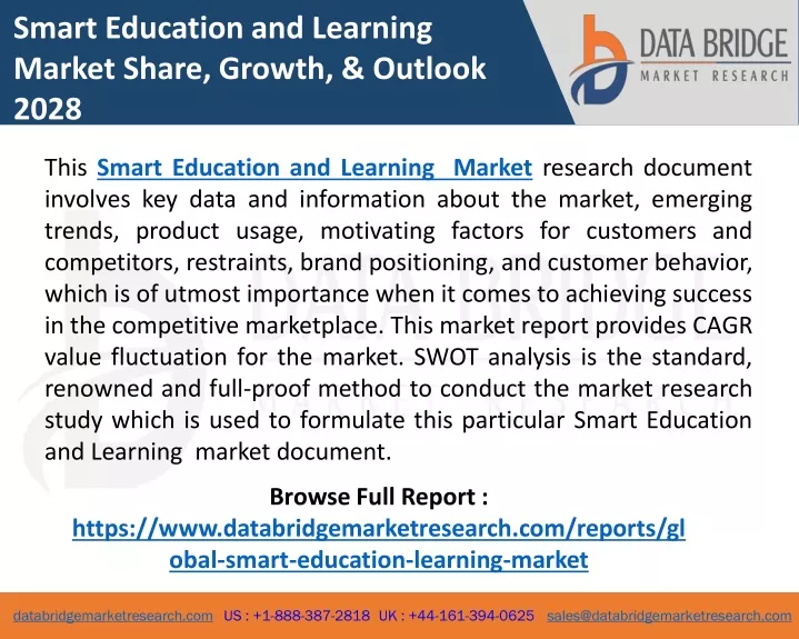 smart education and learning market share growth