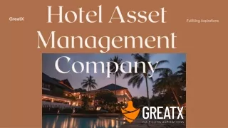 Hotel Asset Management Company