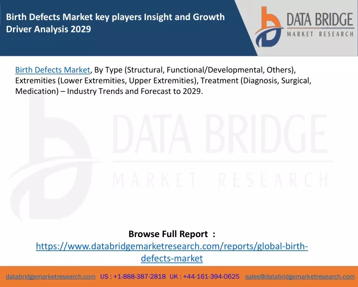 birth defects market key players insight