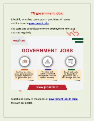 TN government jobs