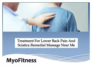 treatment for lower back pain and sciatica