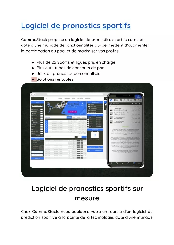 logiciel de pronostics sportifs