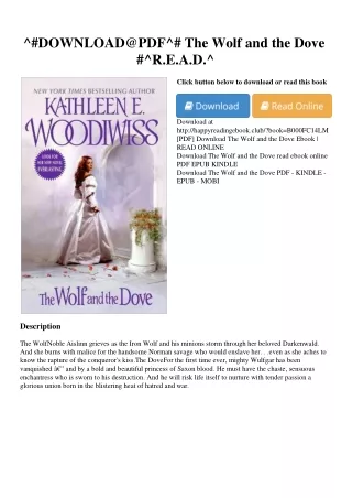 ^#DOWNLOAD@PDF^# The Wolf and the Dove #^R.E.A.D.^