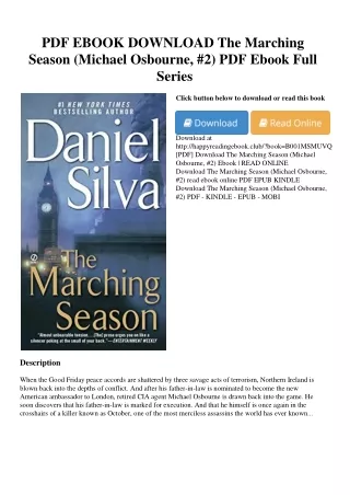 PDF EBOOK DOWNLOAD The Marching Season (Michael Osbourne  #2) PDF Ebook Full Ser