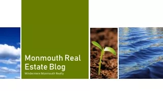 Monmouth Real Estate Blog - Windermere Monmouth Realty