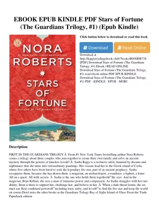 EBOOK EPUB KINDLE PDF Stars of Fortune (The Guardians Trilogy  #1) (Epub Kindle)
