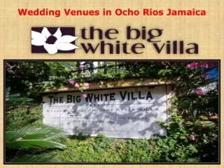 Wedding Venues in Ocho Rios Jamaica