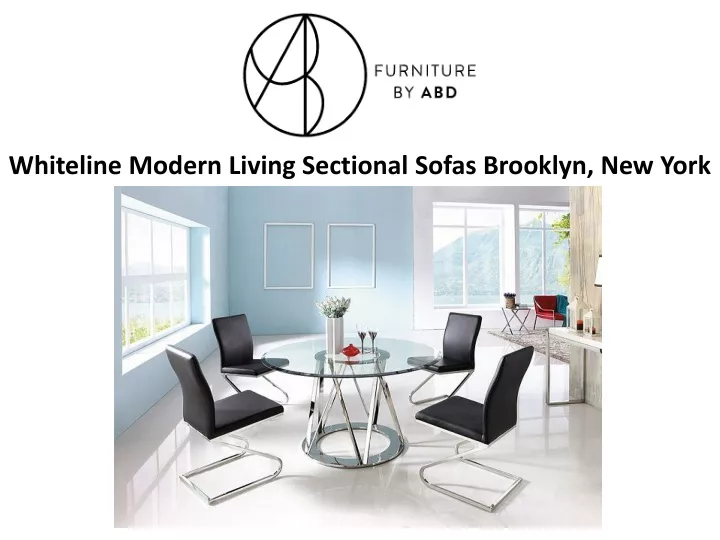 whiteline modern living sectional sofas brooklyn