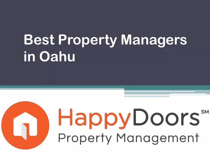 best property managers in oahu