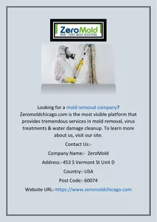 Mold Removal Company | Zeromoldchicago.com