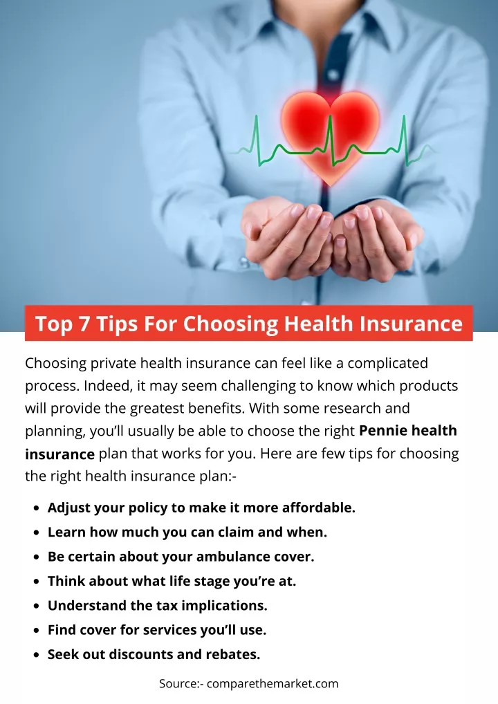 Ppt Top 7 Tips For Choosing Health Insurance Powerpoint Presentation Id 11165248