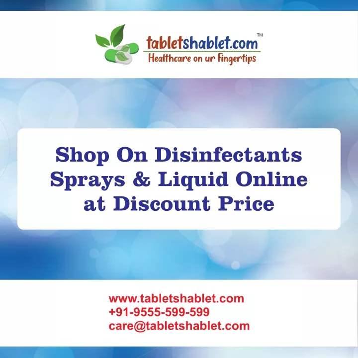 shop on disinfectants sprays liquid online