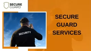 Best Secure Guard Services