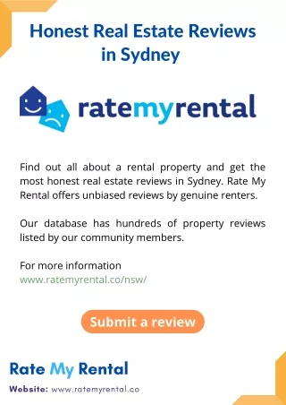 Honest Real Estate Reviews in Sydney
