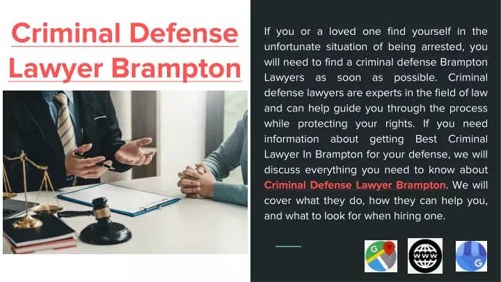 criminal defense lawyer brampton