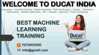 best machine learning training