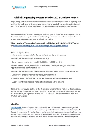 global degaussing system market