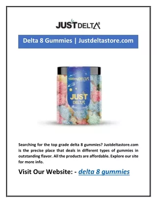 Delta 8 Gummies | Justdeltastore.com