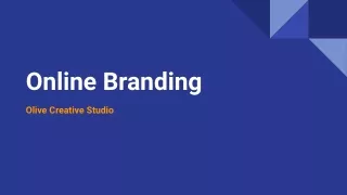 online branding
