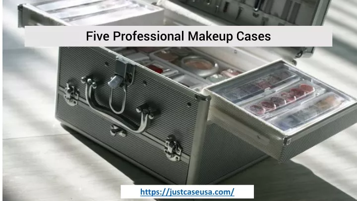 five professional makeup cases