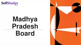 Madhya Pradesh Board Class 12 Syllabus