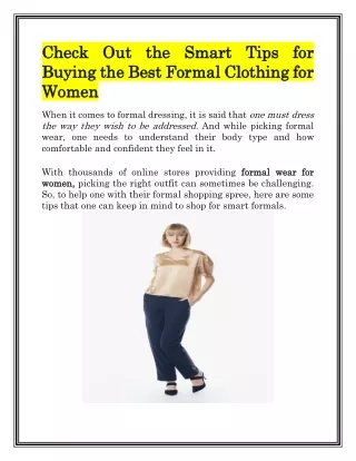 Formal Dress Shopping | Le Reussi