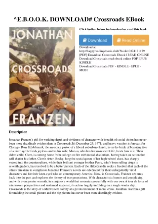 ^E.B.O.O.K. DOWNLOAD# Crossroads EBook