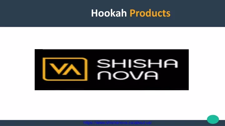 hookah products