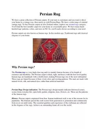 persian rug