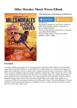 <^R.E.A.D.^> Miles Morales Shock Waves EBook