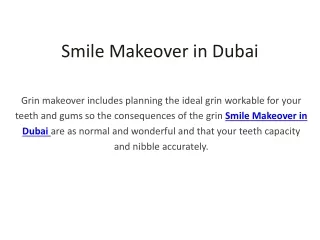 smile makeover in dubai
