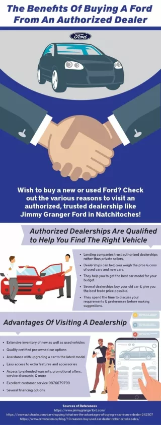 The Benefits of Buying A Ford From An Authorized Dealer
