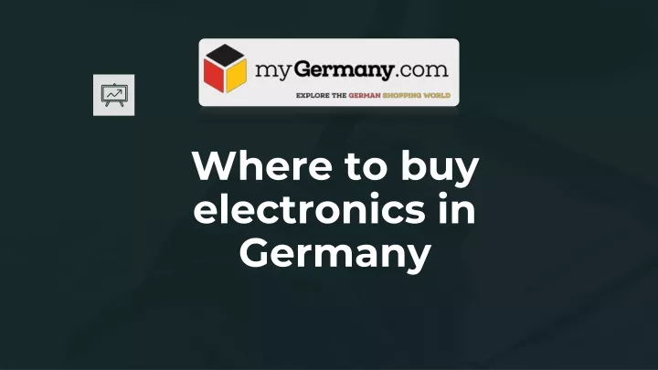 where to buy electronics in germany