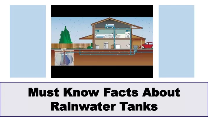 must k now facts about rainwater tanks