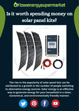 Get The Solar Panel Kits Online In UK