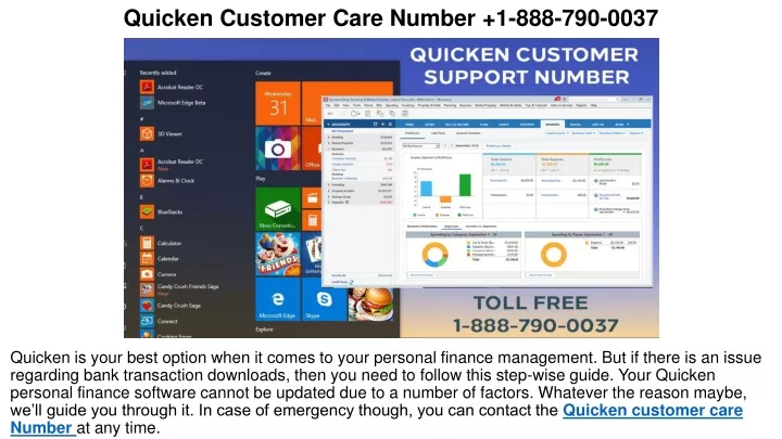 quicken customer care number 1 888 790 0037