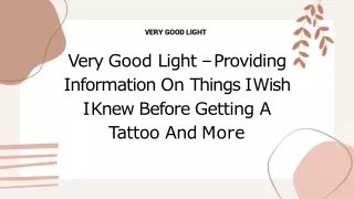 Things I Wish I Knew Before Getting a Tattoo | Tucker Role Model