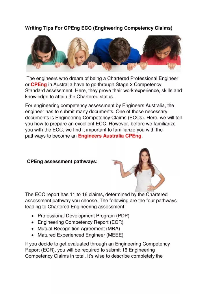 writing tips for cpeng ecc engineering competency